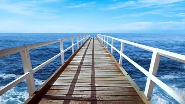 4K Pier Sea Waves Beauty of Nature Creative Commons Videos Free HD Videos no copyright