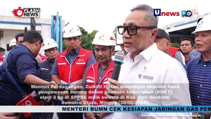 Mendag Zulkifli Hasan Pimpin Ekspose Hasil Pengawasan Elpiji 3KG di SPPBE Deli Serdang