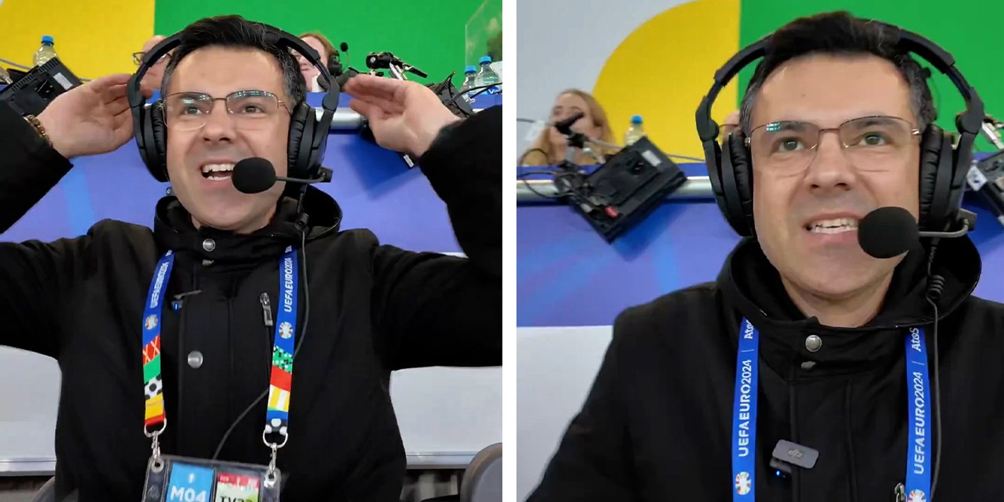 Türkiye'nin Avrupa Şampiyonası heyecanında spiker Özkan Öztürk'ün anlatımı gündem oldu