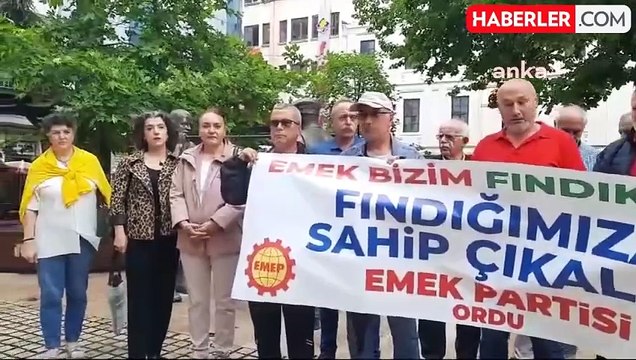 Fındık Üreticileri Fiyatların Düşük Olmasını Protesto Etti
