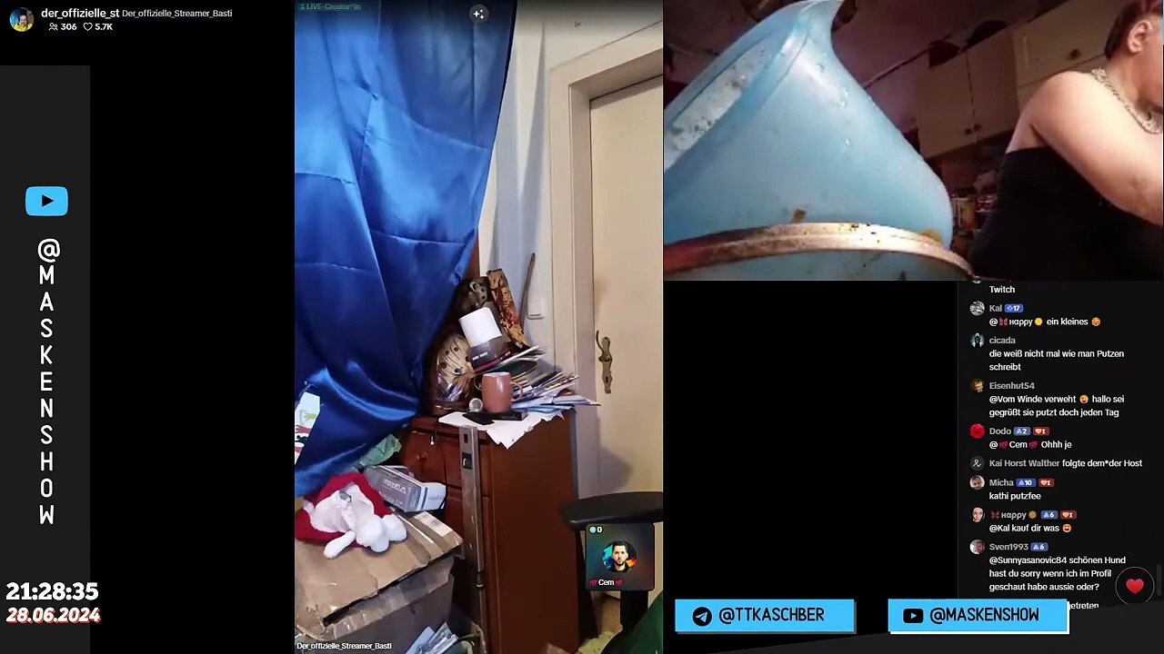 Küche Putzen und streiten 28.06.2024