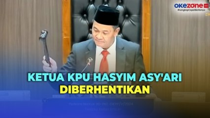 Breaking News! Terbukti Asusila, Ketua KPU Hasyim Asyari Diberhentikan