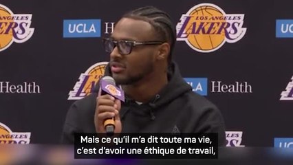 Lakers - Bronny James : "J'ai été confronté à ce genre de choses toute ma vie"