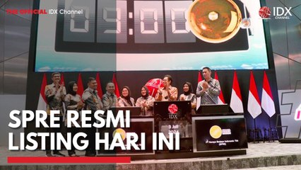 SPRE Resmi Listing Hari Ini