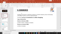 LECTURE 1 _ INTRODUCTION TO E-COMMERCE AND AMAZON by MK