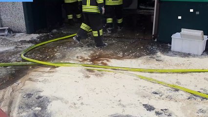 Incendio a Riccione Piadina: il video