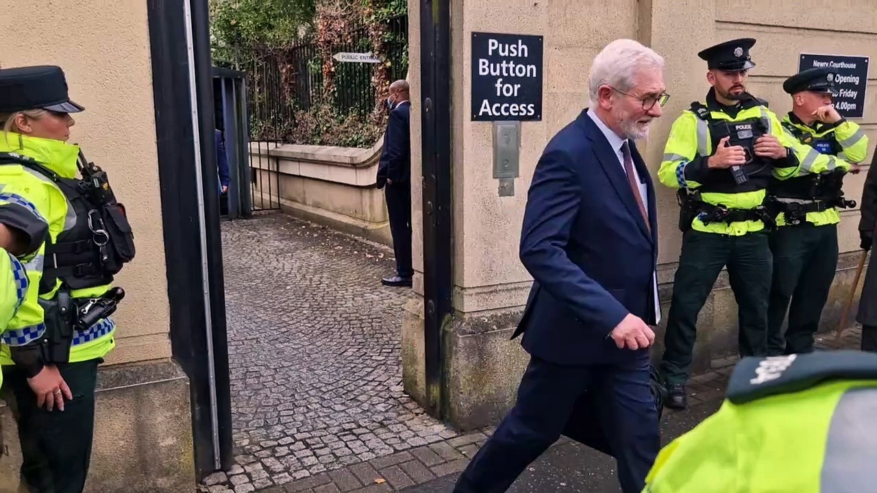 Donaldson leaves Newry court 3 July 2024