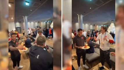 Sorpresa di Calhanoglu: porta la torta per il compleanno dello storico collaboratore di Montella