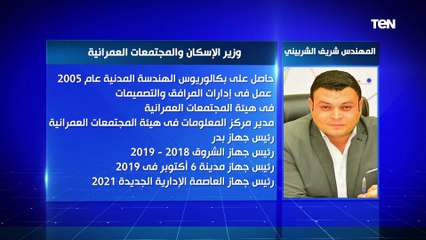 الحكومة الجديدة..  المهندس شريف الشربيني وزير الإسكان والمجتمعات العمرانية