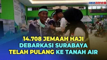 14.708 Jemaah Haji Debarkasi Surabaya Pulang ke Tanah Air, 64 Orang Wafat