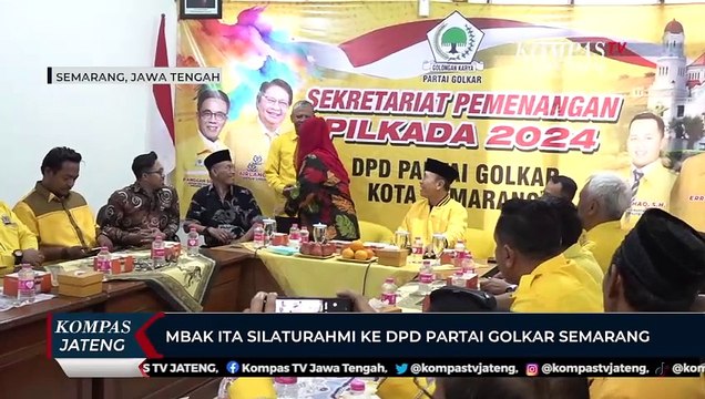 Mbak Ita Silaturahmi ke DPD Partai Golkar Semarang
