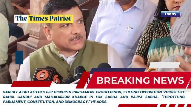 BJP Accused of Disrupting Parliament: Opposition Voices Silenced?