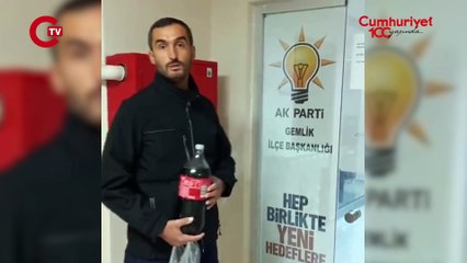 ‘Kola dökme’ eylemine hakaret davası: Erdoğan’ın fotoğrafına sıçramış!