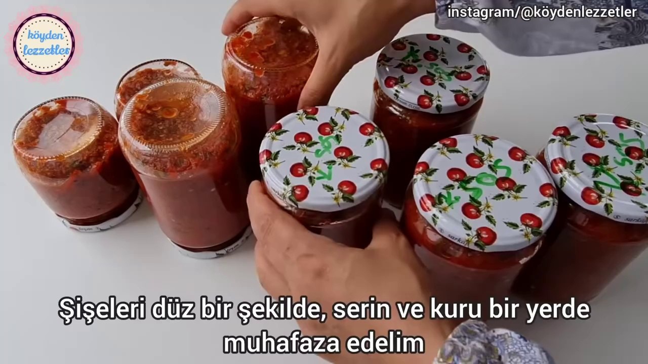 KAHVALTILIK SOS TARİFİ.domates SOS TARİFİ