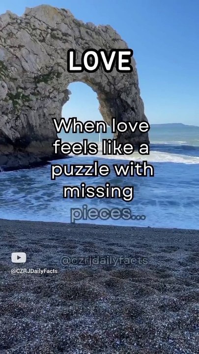 When love feels like a puzzle with missing pieces | shorts | shortsfeed | viral | facts | love facts