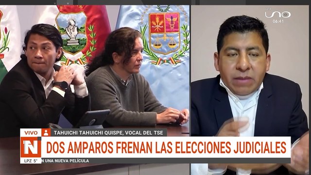 SCZ VOCAL DEL TSE INFORMA SOBRE PLAZOS PARA QUE PARTIDOS PRESENTEN CUENTAS BANCARIAS