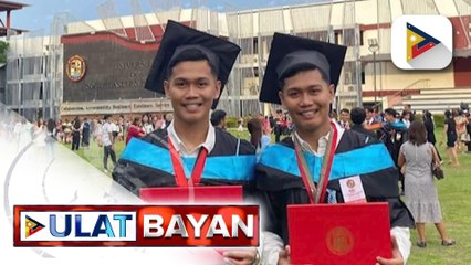 Kambal sa Davao del Norte, parehong nagtapos bilang Magna Cum Laude
