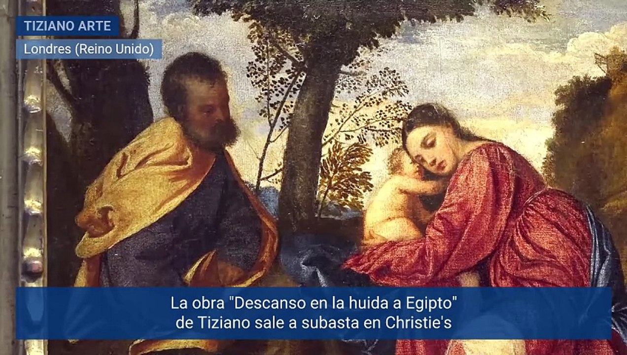 Subastan en Christie's una obra de Tiziano descubierta en una parada de autobús en Londres