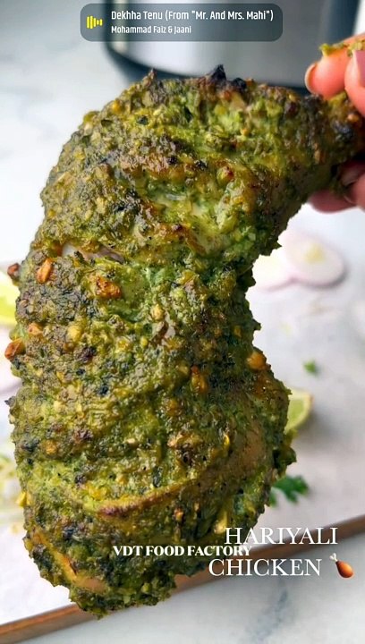 Instant hariyali chicken homestyle 