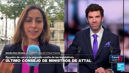 Informe desde París: Attal convoca consejo de ministros antes de segunda vuelta de las legislativas