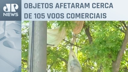 Balões com lixo alteram tráfego aéreo na Coreia do Sul