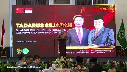 Said Aqil: Hubungan Budaya Lebih Penting Dibanding Hubungan Politik
