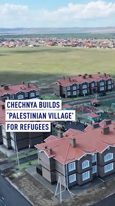 Russia's Chechnya builds houses for Palestinian refugees