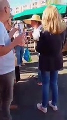 Altercation au Marché du Chaudron (Images : Facebook)