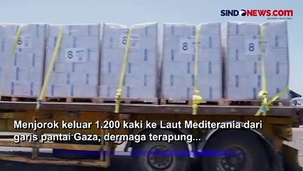 Dermaga Terapung Berhasil Dibangun untuk Mengirimkan Bantuan bagi Warga di Gaza