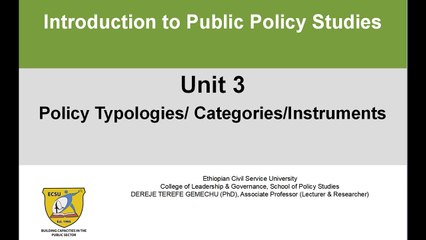 Unit 3 Part 1 Overview
