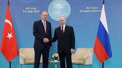 Cumhurbaşkanı Erdoğan, Rusya Devlet Başkanı Putin ile görüştü