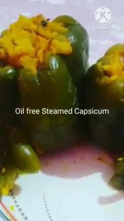 Steamed Stuffed Capsicum