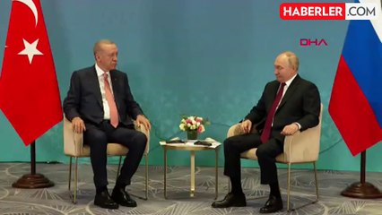 Cumhurbaşkanı Erdoğan, Putin ile bir araya geldi