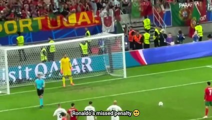 Ronaldo's Crying and Emotional Moment in Penalty shootout Portugal Vs Slovenia