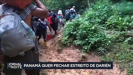 Panamá quer fechar passagem usada por imigrantes