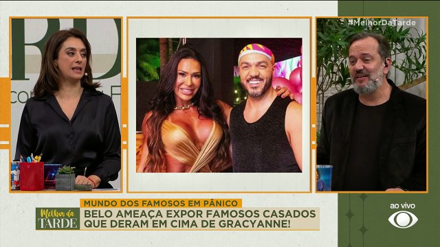 Belo ameaça expor famosos casas que deram em cima de Gracyanne Barbosa