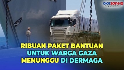 6.900 Paket Bantuan Terdampar di Pantai Gaza, Menunggu Didistribusikan PBB