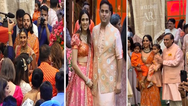 Anant Ambani और Radhika Merchant के Grand Mameru Pre Wedding Function की Inside Videos । Filmibeat