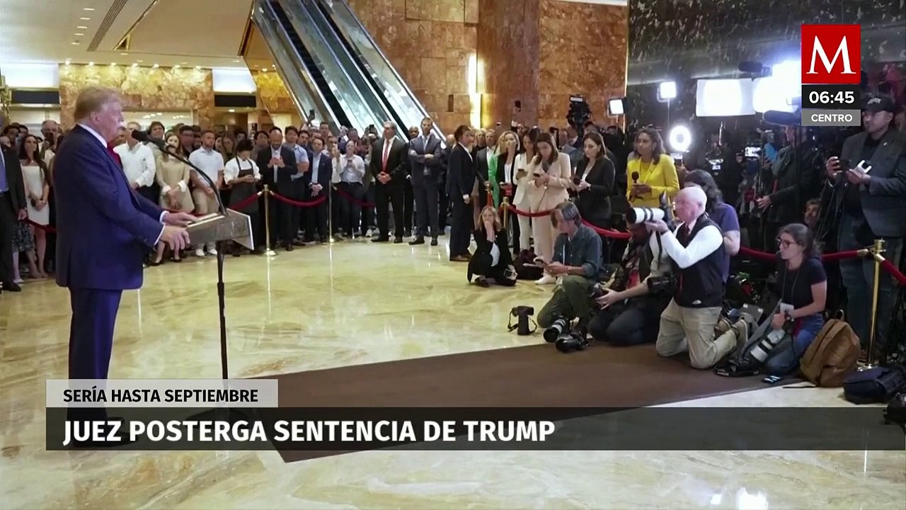 Juez posterga sentencia de Donald Trump por caso Stormy Daniels