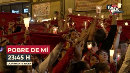 Despedimos las mejores fiestas del mundo. 'Pobre de mí' el domingo 14 de julio a partir de las 23:45 horas