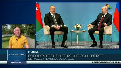 Pdte. Putin sostiene reuniones con líderes de países miembros de la OCS