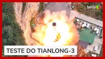 Novo vídeo mostra o momento em que foguete é lançado por engano na China