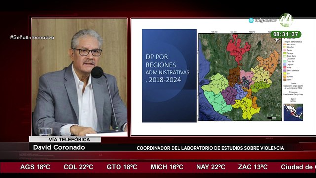 David Coronado habla de la investigación de UdeG sobre colonias de Zapopan concentran desapariciones