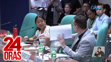 Sen. Binay at Sen. A. Cayetano, nagkainitan; Makati-Taguig issue, naungkat sa pagdinig | 24 Oras