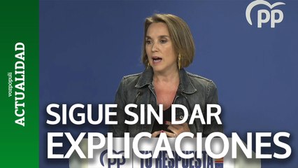 Gamarra denuncia que Sánchez siga sin dar explicaciones sobre la labor profesional de su mujer