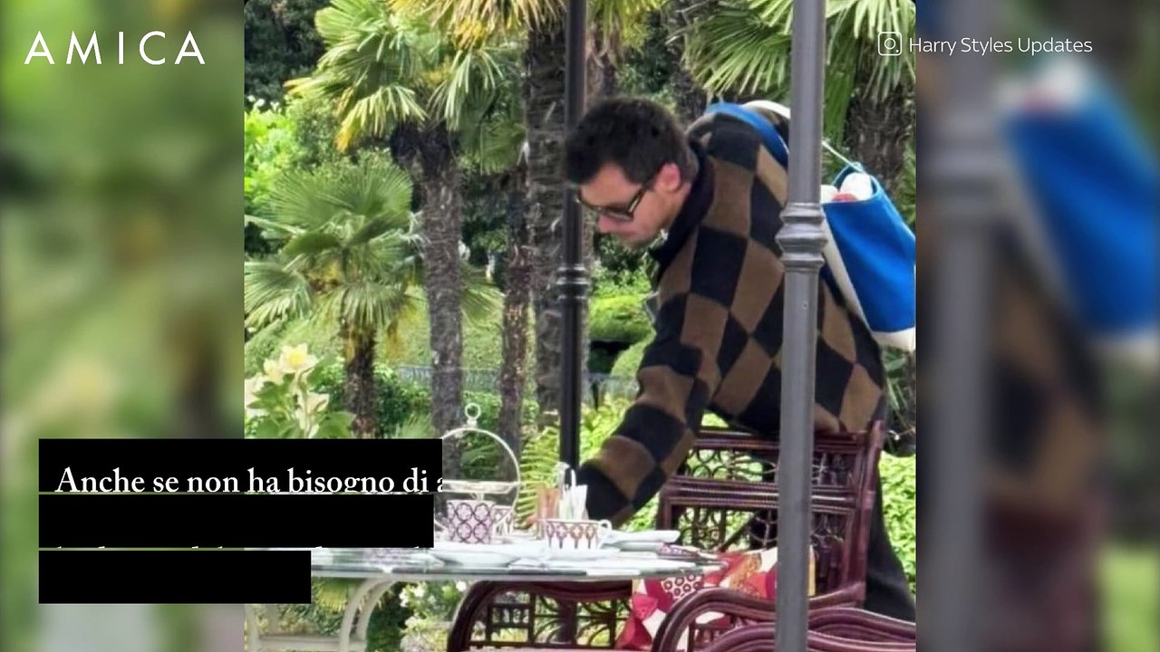 La dolce vita di Harry Styles in Italia