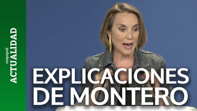 Cuca Gamarra exige la comparecencia de Montero por los Fondos Europeos