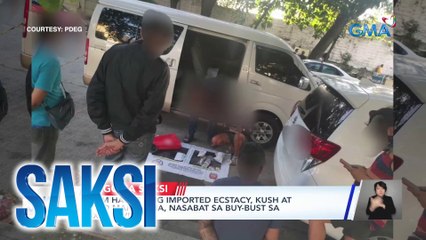 P1.2-M halaga ng imported ecstacy, kush at liquid marijuana, nasabat sa buy-bust sa Roxas Blvd. | Saksi