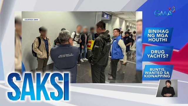 Huling batch ng mga tripulanteng Pinoy sa isa sa mga barkong kinubkob ng grupong Houthi, nakauwi na | Saksi