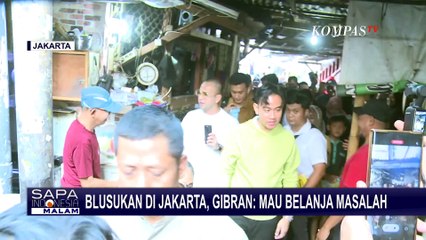 Blusukan di Jakarta, Gibran Rakabuming Raka: Belanja Masalah dan Kumpulkan Aspirasi
